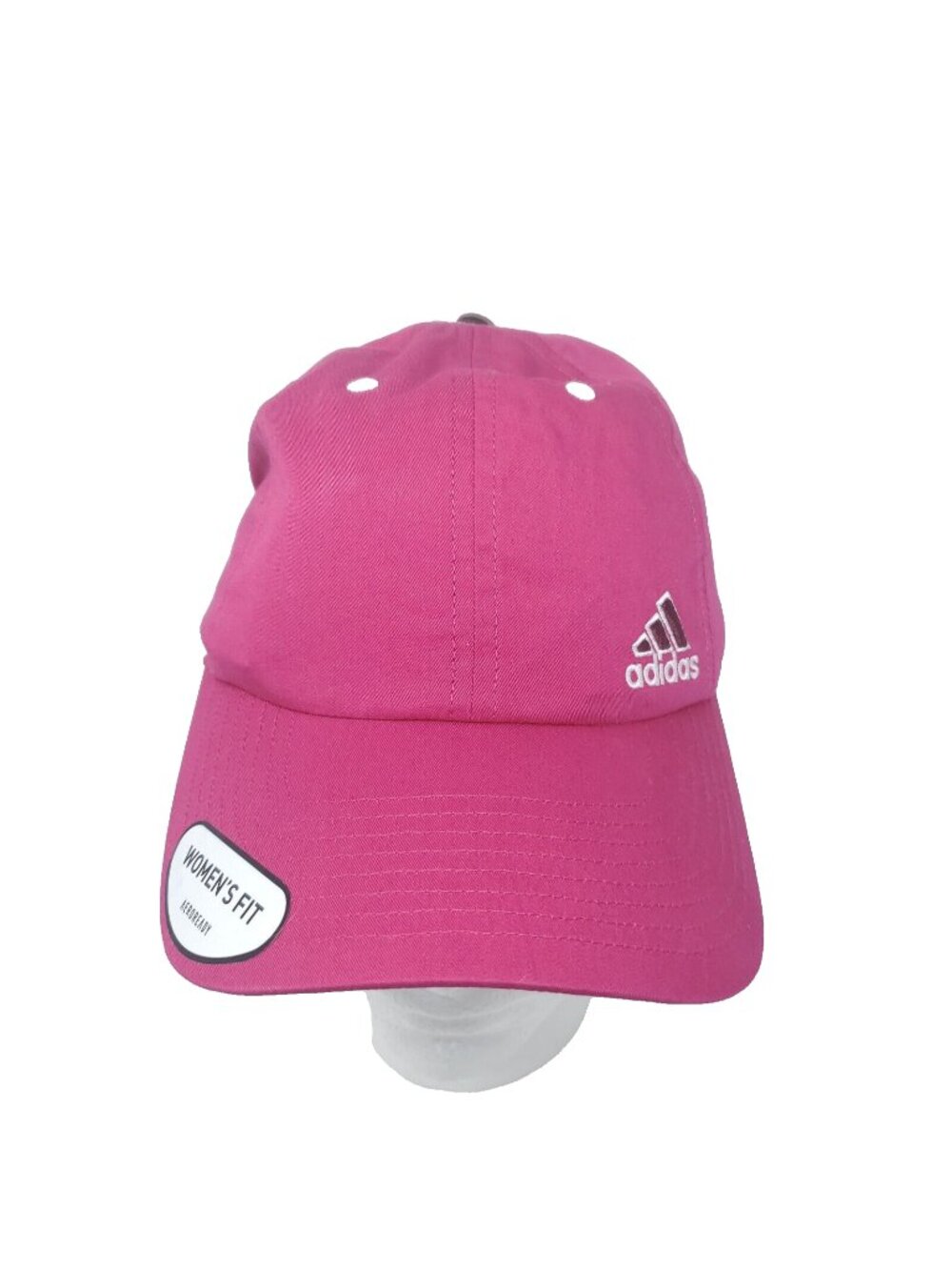 Adidas Aeroready Baseball Hat Cap Womens OSFA Fuchsia Pink Strapback Adjustable
